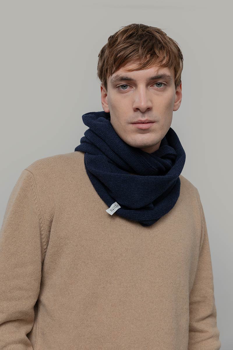 Sciarpa Scaldacollo Lana Rigenerata Uomo Donna Mima - Rifò Lab Moda circolare made in Italy