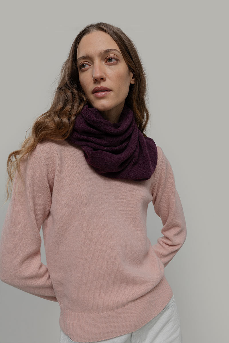 Sciarpa Scaldacollo Lana Rigenerata Uomo Donna Mima - Rifò Lab Moda circolare made in Italy