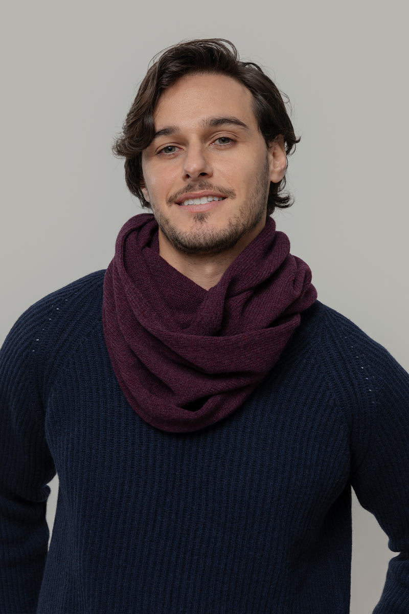 Sciarpa Scaldacollo Lana Rigenerata Uomo Donna Mima - Rifò Lab Moda circolare made in Italy