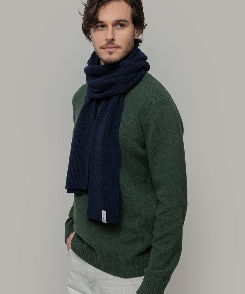 Sciarpa Costine cashmere rigenerato Federico - Rifò Lab Moda circolare made in Italy