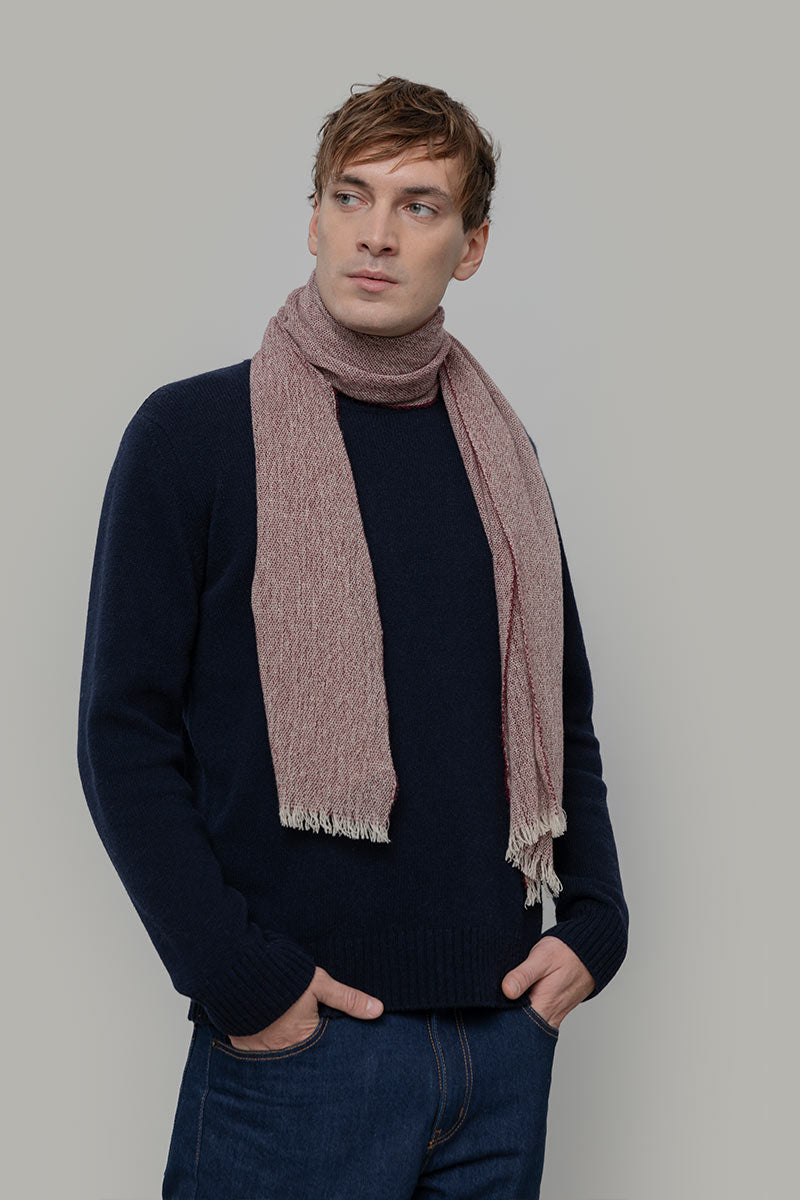 Stola Donna Uomo Pashmina Cashmere Rigenerato Zefiro - Rifò Lab Moda circolare made in Italy