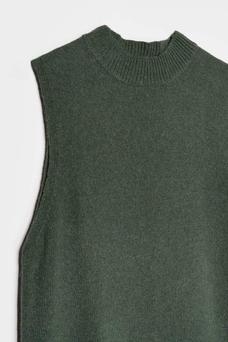 Verde Foresta | Abito Cashmere Rigenerato Michela