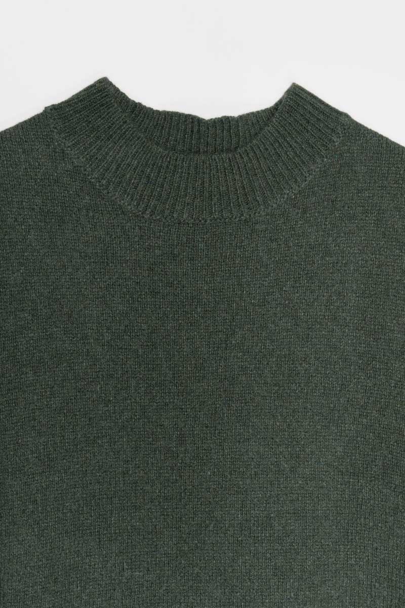 Verde Foresta | Abito Cashmere Rigenerato Michela