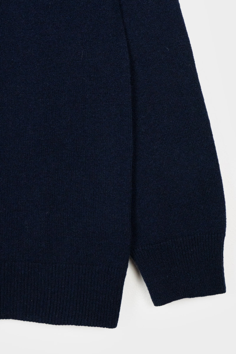 Blu Mora | Maglia polo uomo cashmere rigenerato