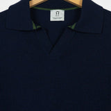 Blu Mora | Maglia polo uomo cashmere rigenerato