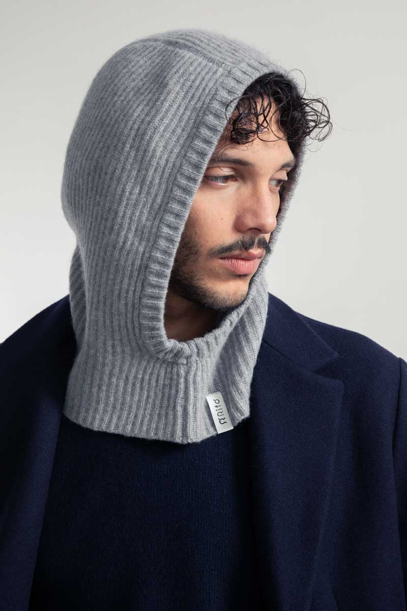 Balaclava Unisex Cashmere Rigenerato Marika Grigio