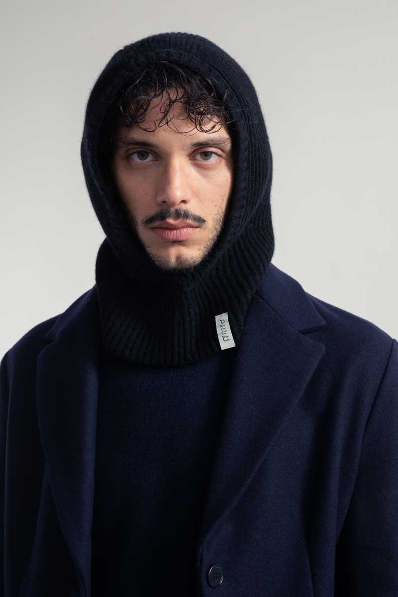 Balaclava Unisex Cashmere Rigenerato Marika Nero