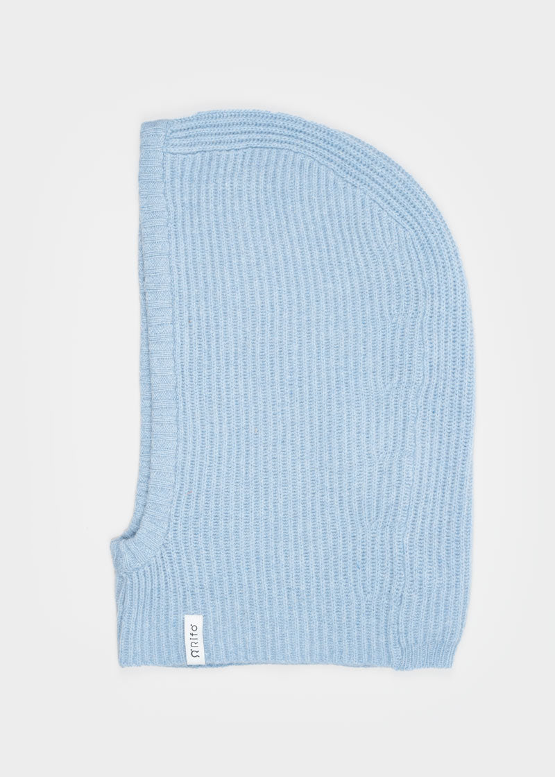 Balaclava Unisex Cashmere Rigenerato Marika Azzurro