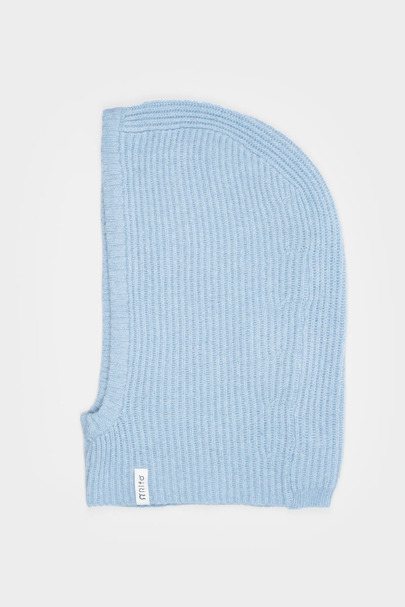 Balaclava Unisex Cashmere Rigenerato Marika Azzurro