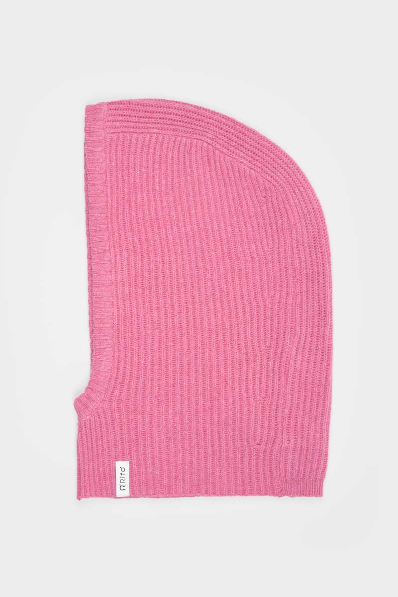 Balaclava Unisex Cashmere Rigenerato Marika Rosa Confetto