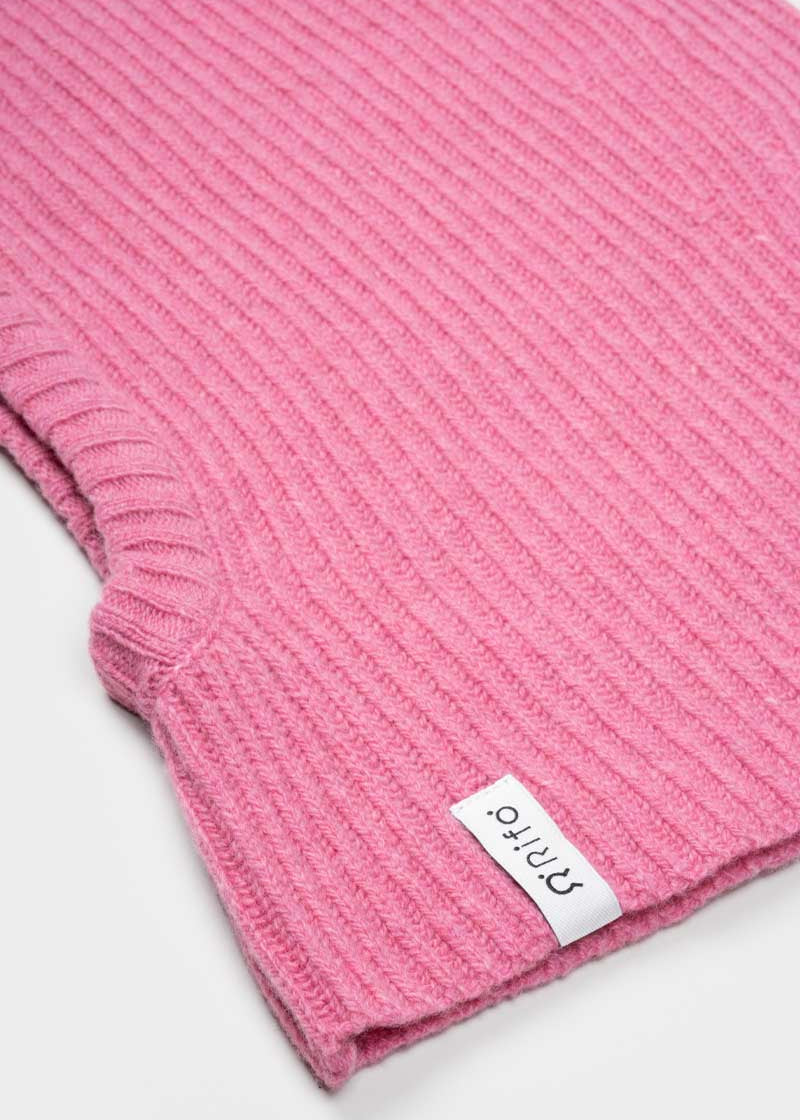 Balaclava Unisex Cashmere Rigenerato Marika Rosa Confetto