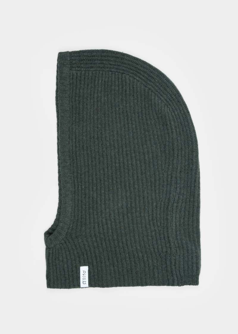 Balaclava Unisex Cashmere Rigenerato Marika Verde Foresta