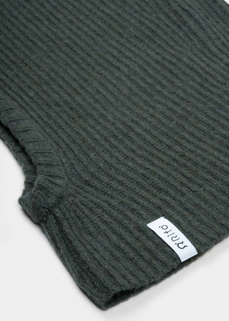 Balaclava Unisex Cashmere Rigenerato Marika Verde Foresta