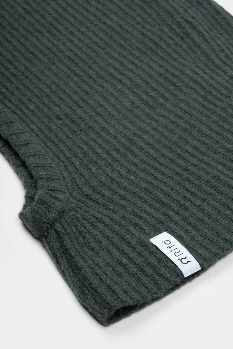 Balaclava Unisex Cashmere Rigenerato Marika Verde Foresta