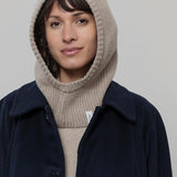 Balaclava Cashmere Donna Uomo Riciclato Beige Marika - Rifò Lab Moda circolare made in Italy