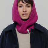 Balaclava Cashmere Donna Uomo Riciclato Fucsia Marika - Rifò Lab Moda circolare made in Italy