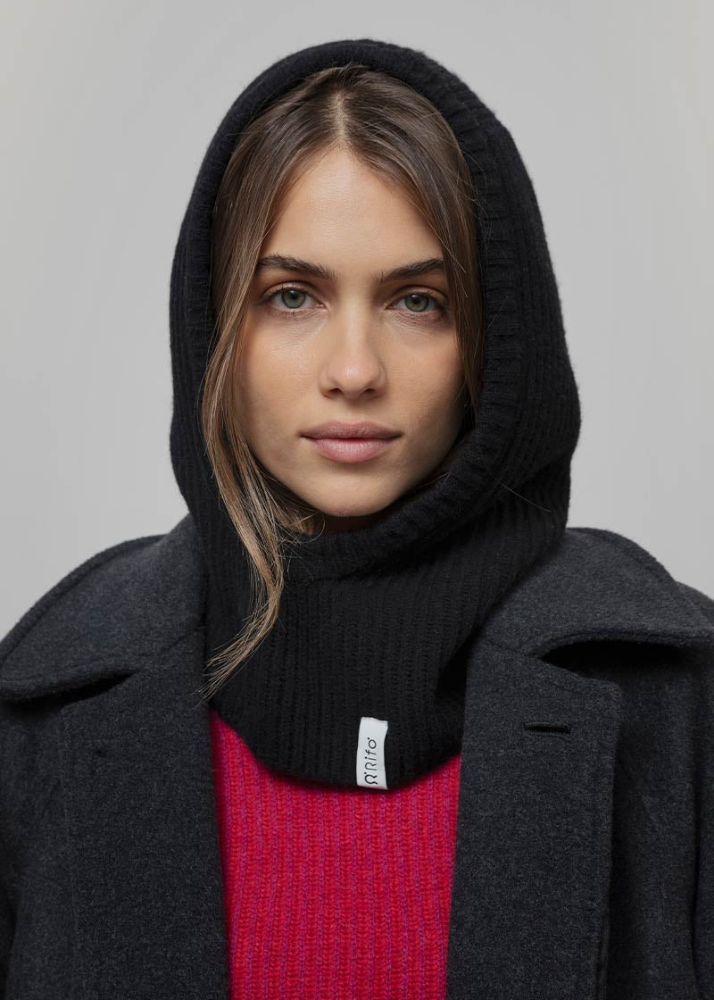 Balaclava Unisex Cashmere Rigenerato Marika Nero