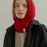Balaclava Cashmere Donna Uomo Riciclato Rosso Marika - Rifò Lab Moda circolare made in Italy