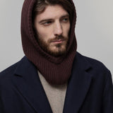Balaclava Cashmere Donna Uomo Riciclato Marrone Marika - Rifò Lab Moda circolare made in Italy