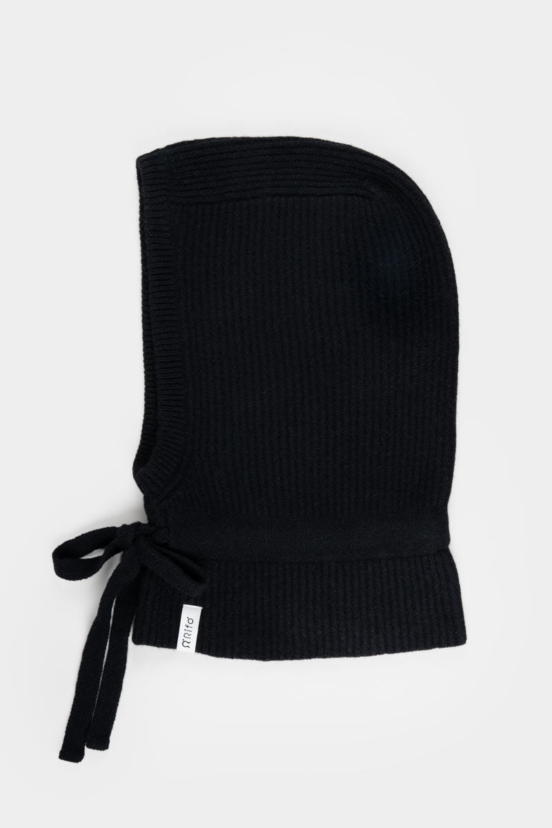 Balaclava Donna Cashmere con Lacci Magda - Rifò Lab Moda circolare made in Italy