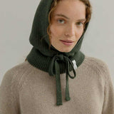 Balaclava Donna Uomo Cashmere con Lacci Magda - Rifò Lab Moda circolare made in Italy