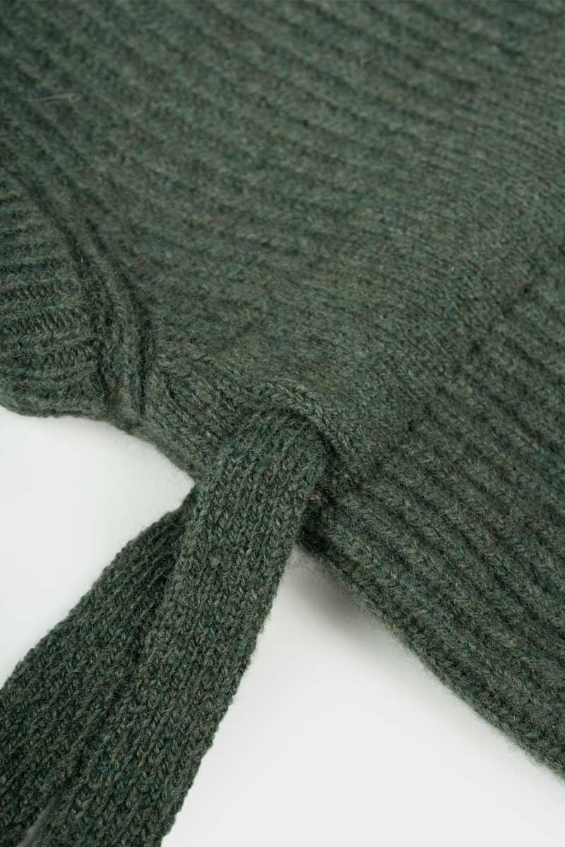 Balaclava Donna Uomo Cashmere con Lacci Magda - Rifò Lab Moda circolare made in Italy