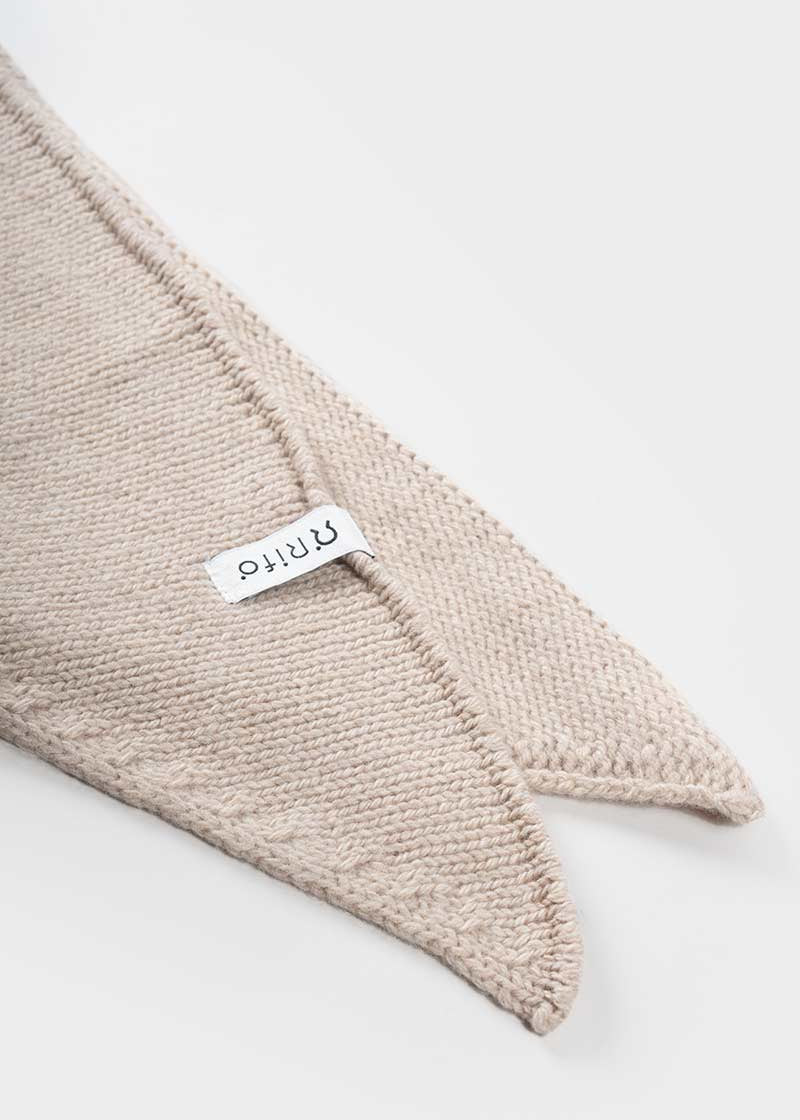 Foulard Cashmere Bandana Unisex Cashmere Rigenerato Masha - Rifò Lab Moda circolare made in Italy