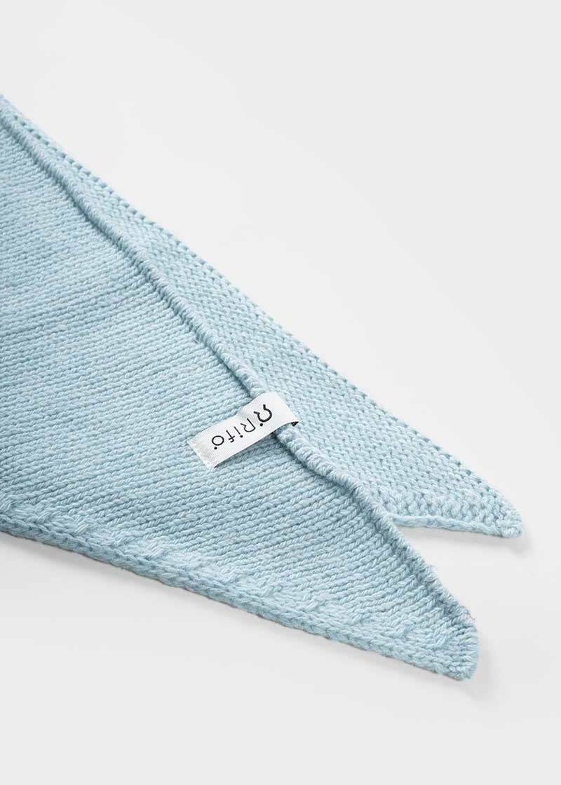 Bandana Unisex Cashmere Rigenerato Masha Azzurro