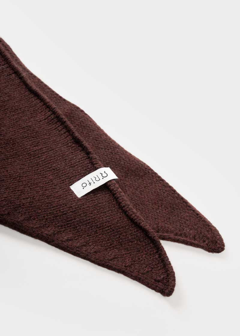 Foulard Cashmere Bandana Unisex Cashmere Rigenerato Masha - Rifò Lab Moda circolare made in Italy