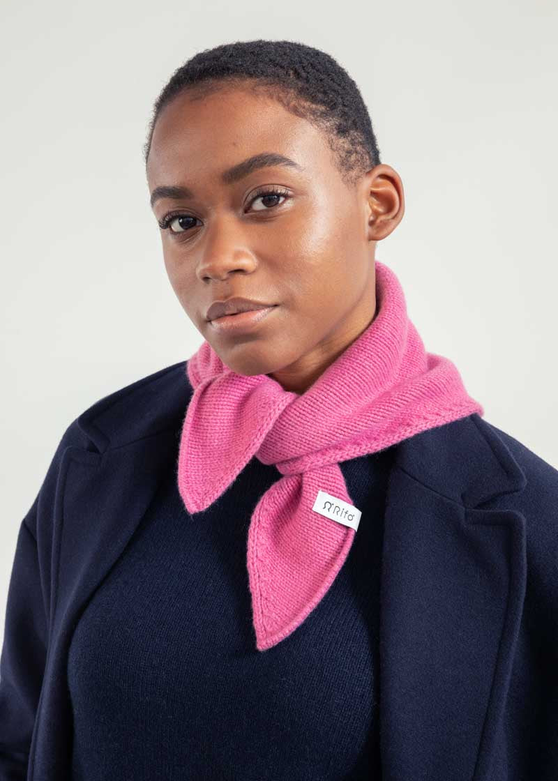 Bandana Unisex Cashmere Rigenerato Masha Rosa