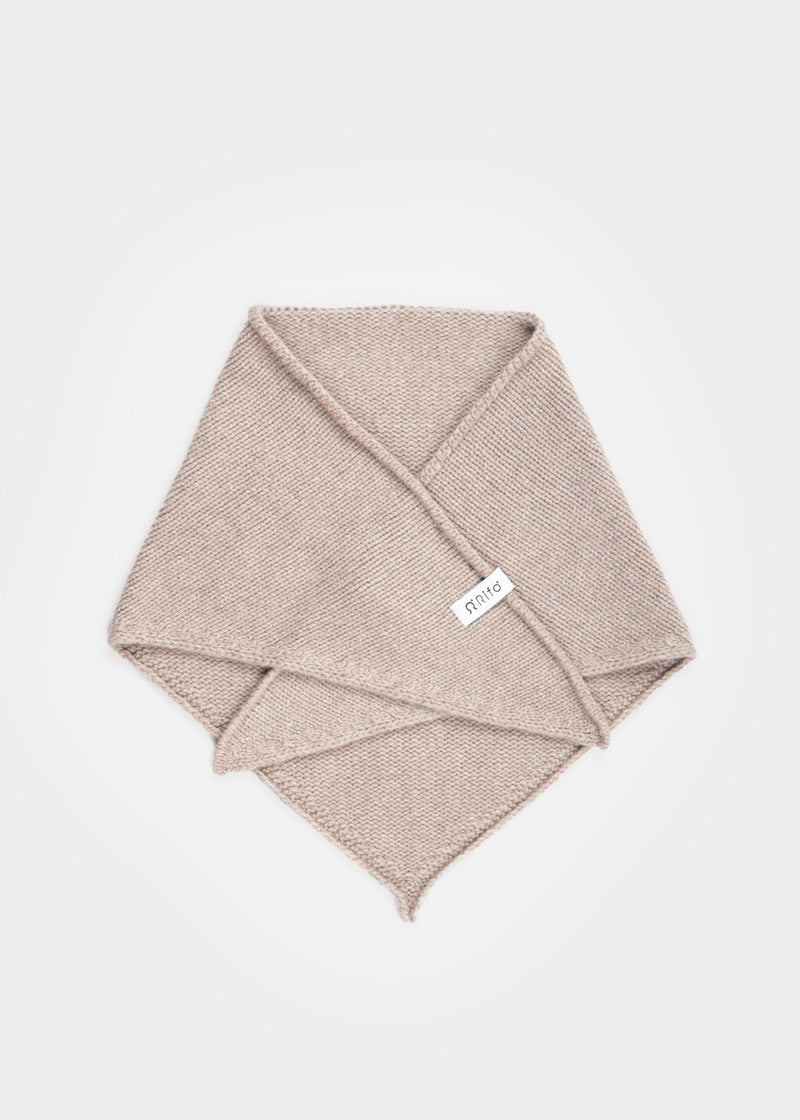 Bandana Unisex Cashmere Rigenerato Masha Beige