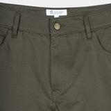 Pantaloni Bermuda Uomo Cargo Cotone Blu Verde Militare - Rifò Lab Moda circolare made in Italy