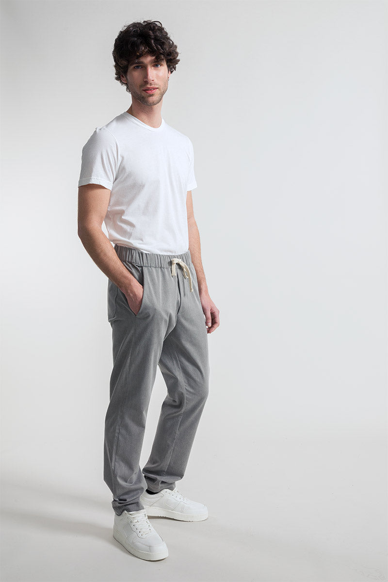 Grigio Basalto | Pantalone Uomo Cotone Rigenerato Brando