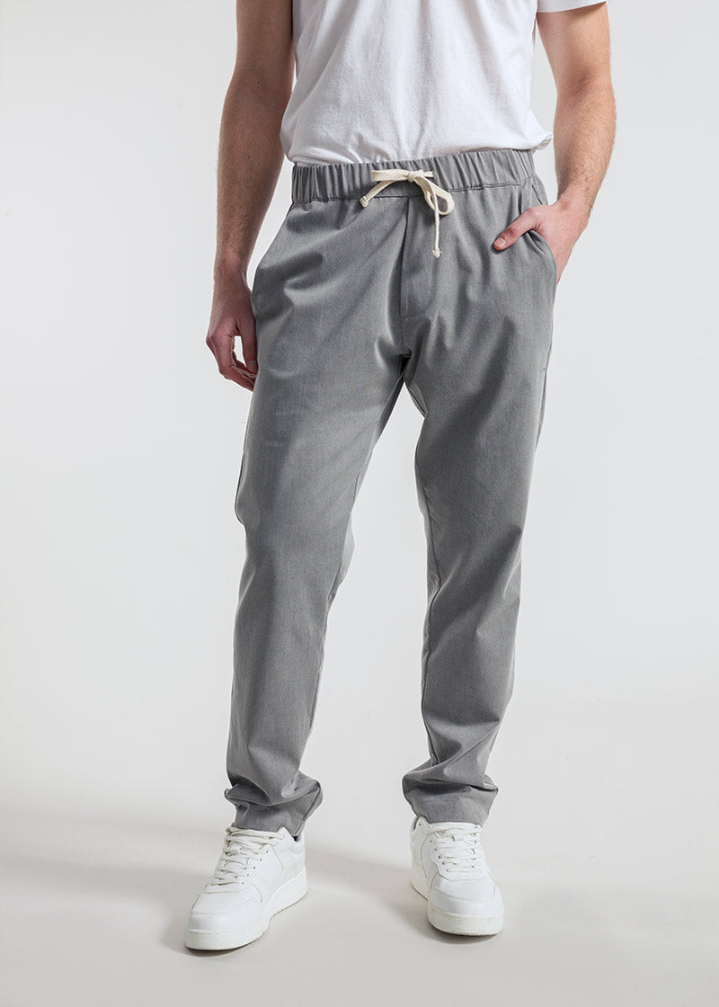 Grigio Basalto | Pantalone Uomo Cotone Rigenerato Brando