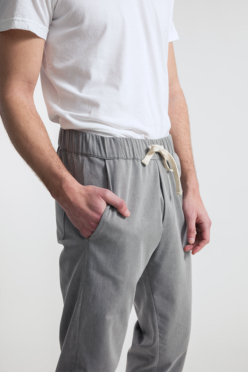 Grigio Basalto | Pantalone Uomo Cotone Rigenerato Brando