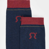 Calzini Lunghi Donna e Uomo Cotone Blu Tino - Rifò Lab Moda circolare made in Italy
