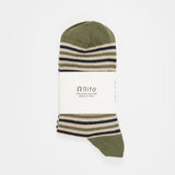 Calzini Cotone Rigenerato a Righe Colorate Nello - Abbigliamento Sostenibile Moda Circolare Rifò