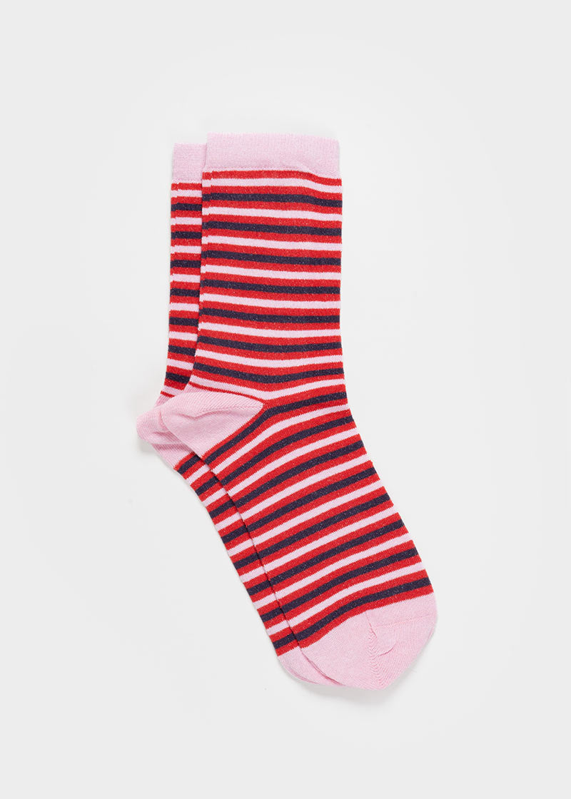 Calzini Cotone Rigenerato a Righe Colorate Nello - Abbigliamento Sostenibile Moda Circolare Rifò
