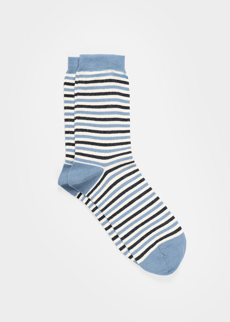 Calzini Cotone Rigenerato a Righe Colorate Nello - Abbigliamento Sostenibile Moda Circolare Rifò