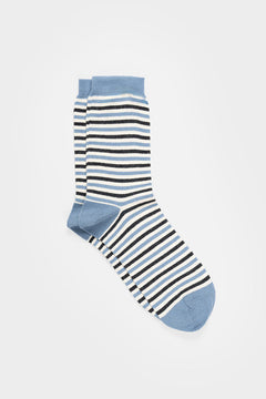 Calzini Cotone Rigenerato a Righe Colorate Nello - Abbigliamento Sostenibile Moda Circolare Rifò