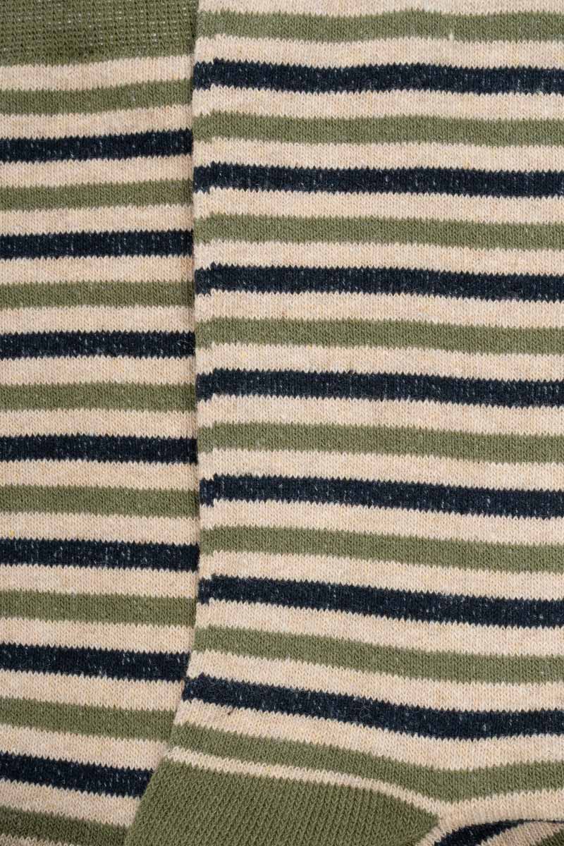 Calzini Cotone Rigenerato a Righe Colorate Nello - Abbigliamento Sostenibile Moda Circolare Rifò
