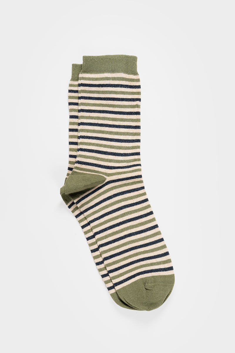 Calzini Cotone Rigenerato a Righe Colorate Nello - Abbigliamento Sostenibile Moda Circolare Rifò