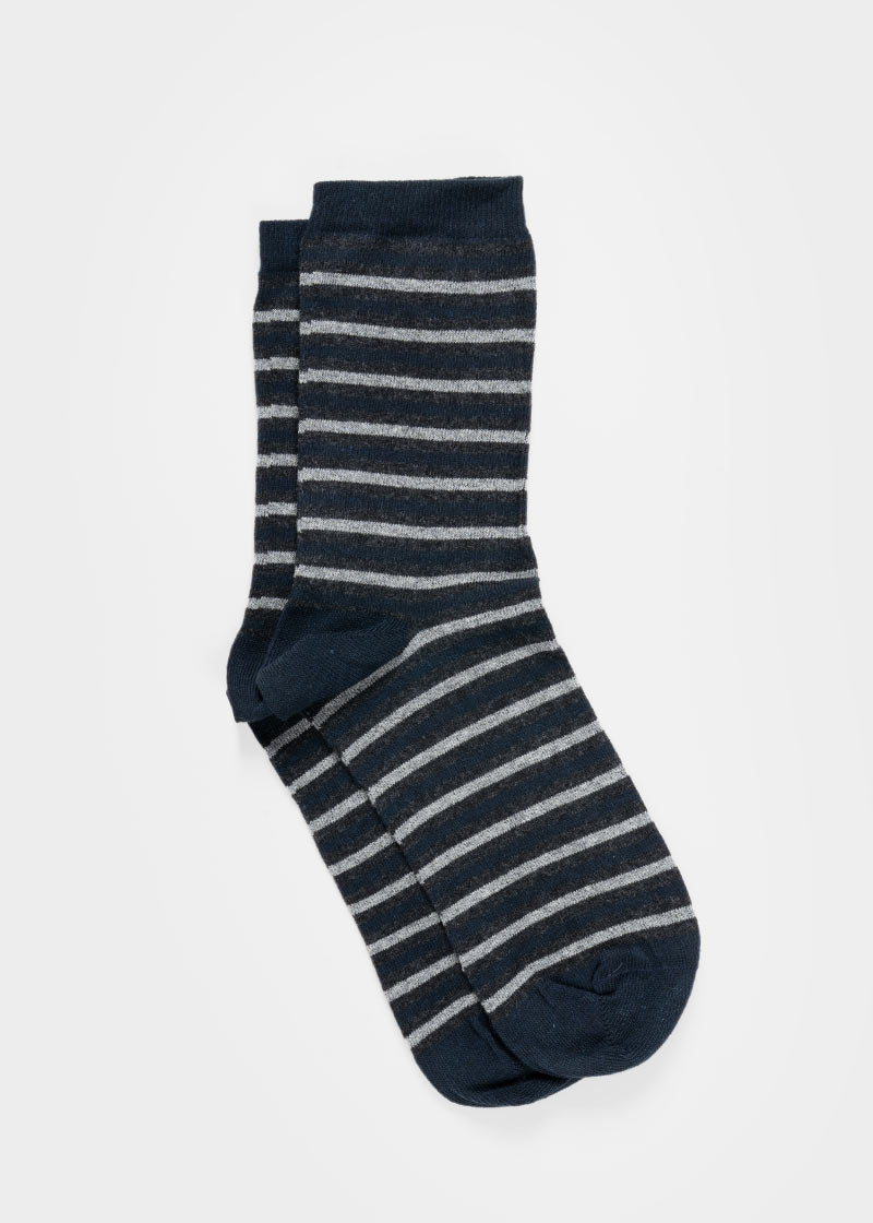 Calzini Cotone Rigenerato a Righe Colorate Nello - Abbigliamento Sostenibile Moda Circolare Rifò