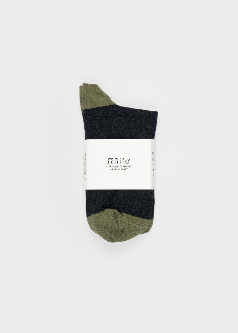 Calzini cotone rigenerato Nello Nero
