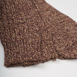 Calzini Cashmere Rigenerato Zero Waste Jazz Marrone Castagna - Rifò Moda circolare made in Italy
