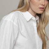 Camicia Donna Bianca Cotone Sostenibile Florence