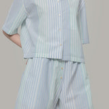 Pantaloncini Inghirami Allegra Acquamarina - Rifò Lab Moda circolare made in Italy
