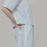 Pantaloncini Inghirami Allegra Acquamarina - Rifò Lab Moda circolare made in Italy
