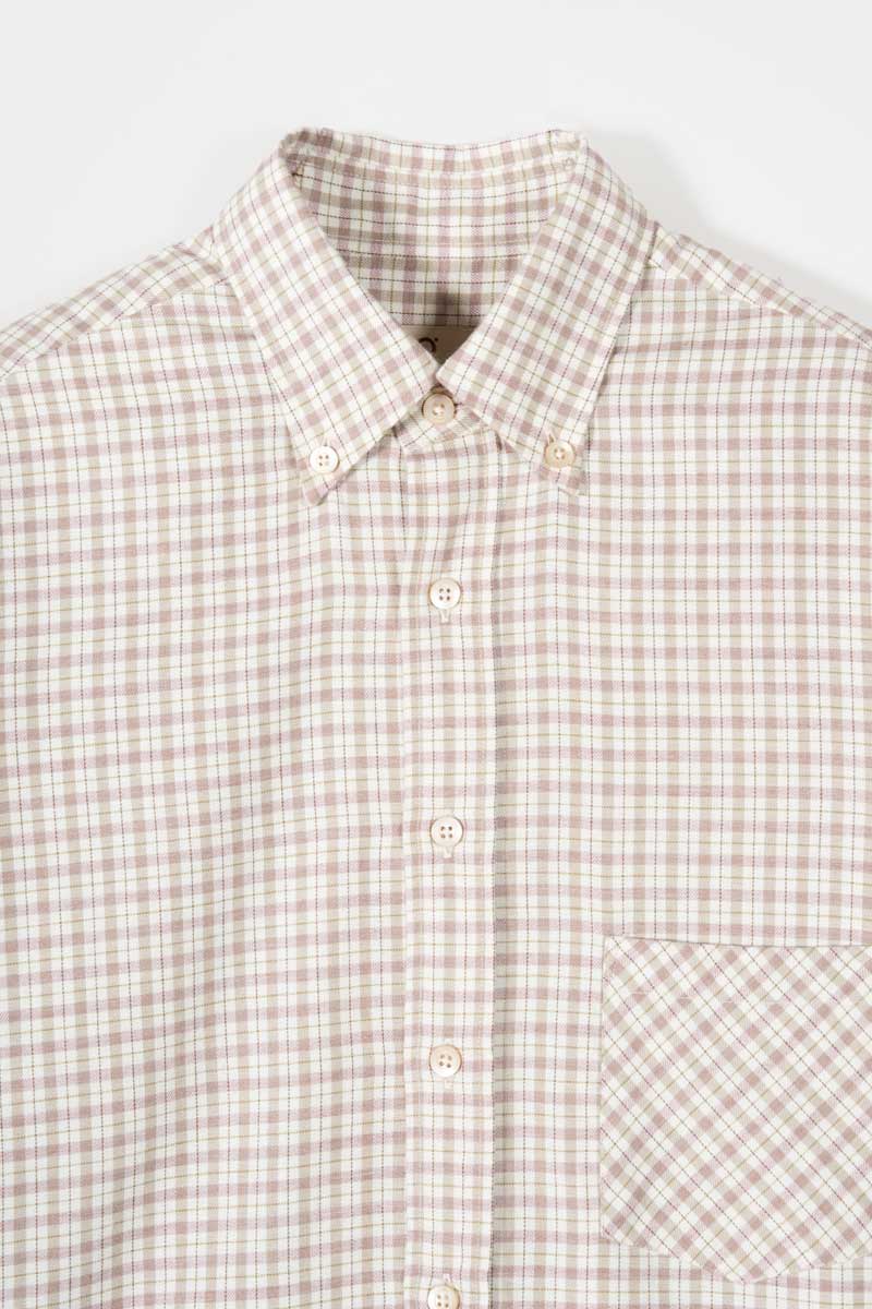 Camicia a Quadri Donna Cotone Inghirami Stefania - Rifò Lab Moda circolare made in Italy 