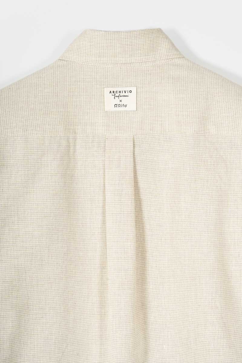 Camicia Donna Quadretti Cotone Inghirami Stefania - Rifò Lab Moda circolare made in Italy 